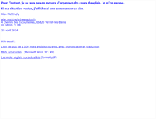 Tablet Screenshot of anglais.alanmattingly.eu